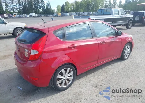 2013 Hyundai Accent Se from USA, damaged, VIN KMHCU5AE2DU092294